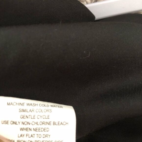 Speechless Black & White A Line Sleeveless Mandarin Collar Dress M - Picture 10 of 10